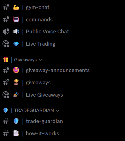 JoseTradesNQ Discord community, live trading, giveaways, and TradeGuardian channels