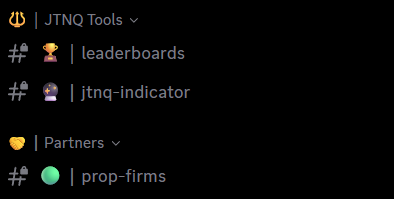 JoseTradesNQ Discord TradeGuardian, tools, leaderboard, and prop firm channels