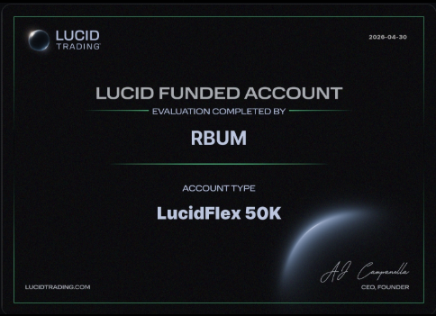 Funded trader certificate 1